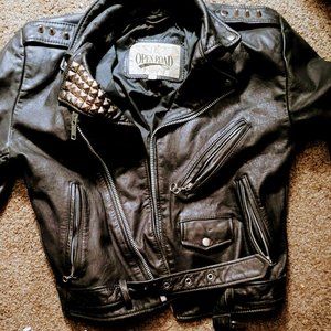 Open road  leather coat